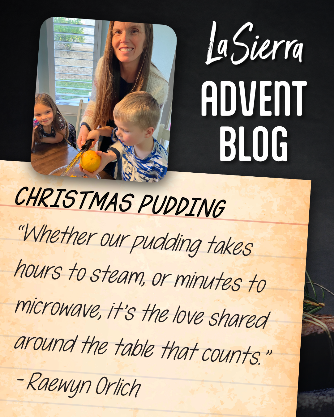 Day 1 – Christmas Pudding
