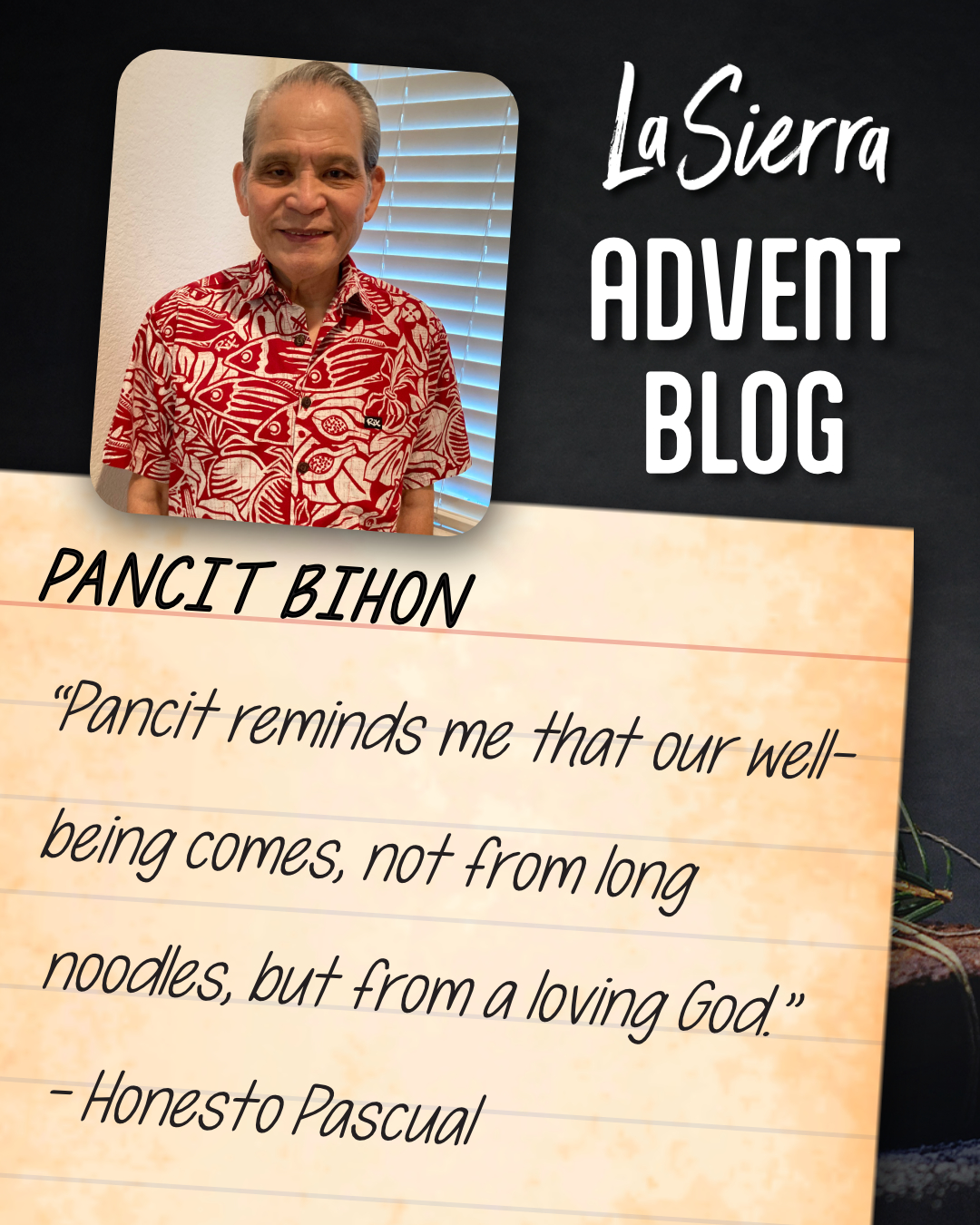 Day 16 – Pancit Bison