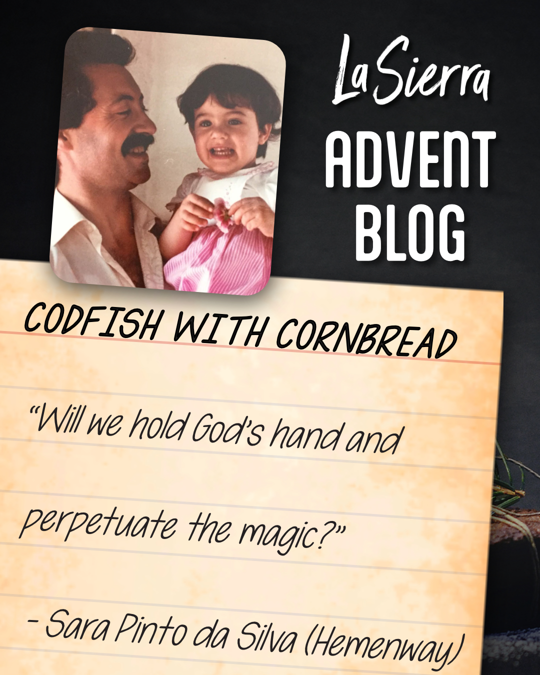 Day 3 – Codfish with Cornbread