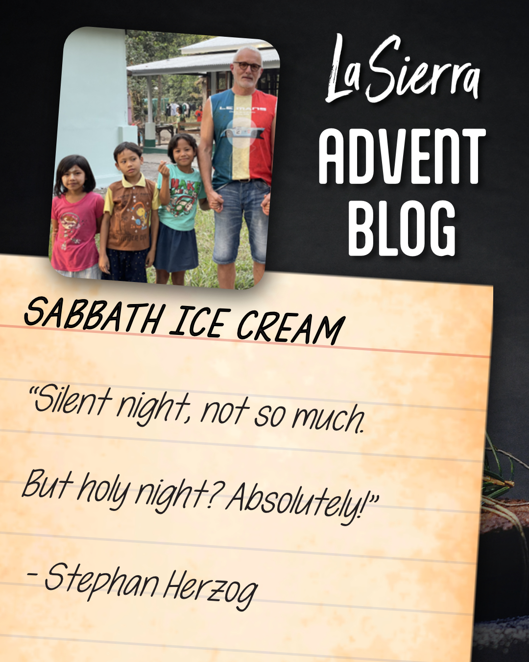 Day 4 – Sabbath Ice Cream