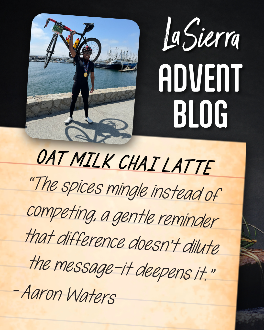 Fifth Day – Oat Milk Chai Latte
