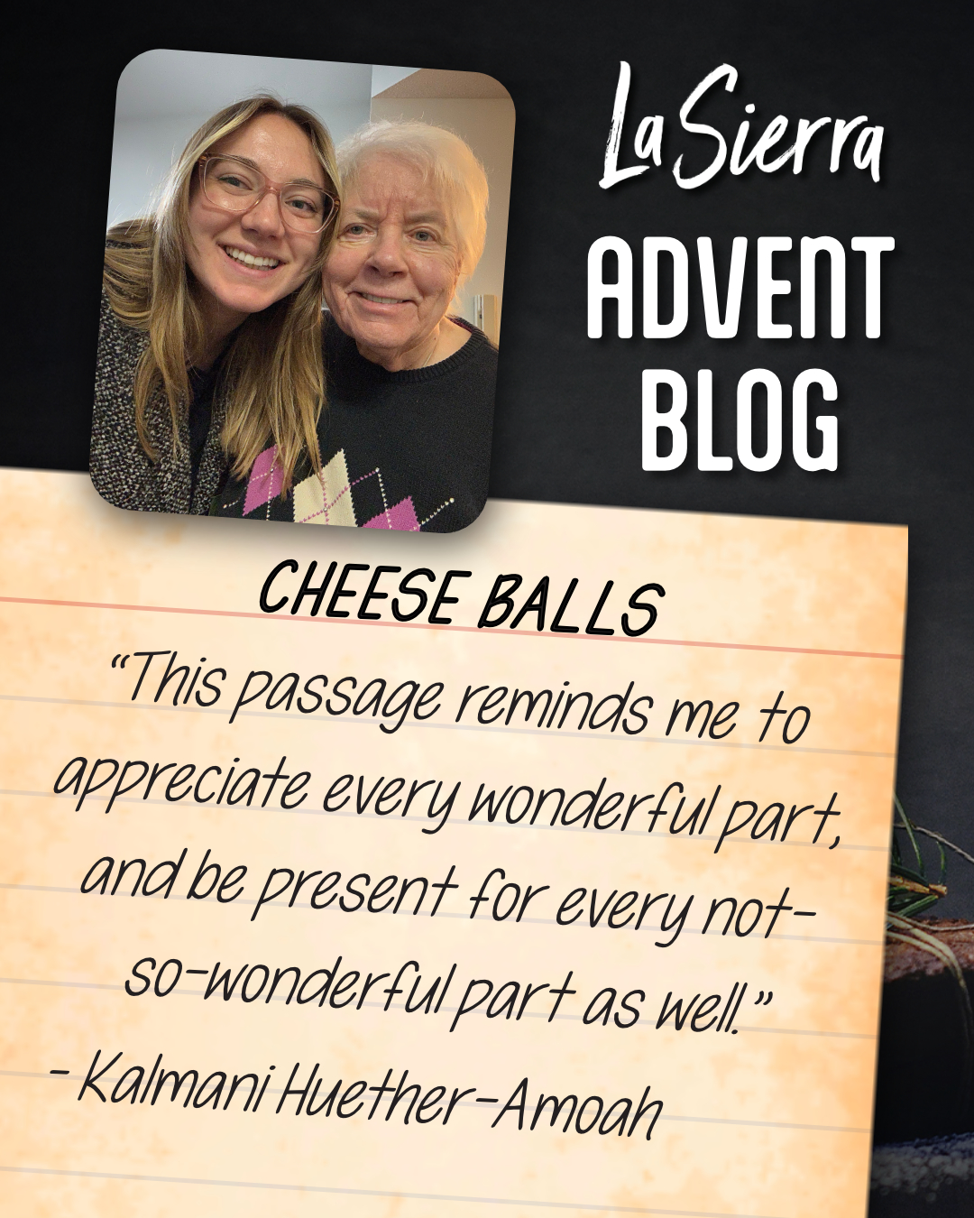 Seventh Day – Cheese Balls